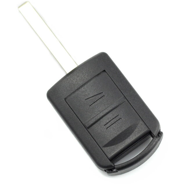 Carcasa pentru Cheie Opel cu 2 Butoane Negru
