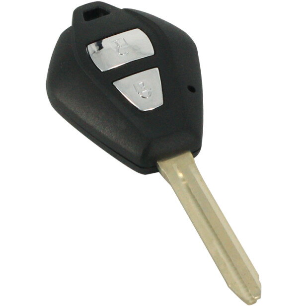 Carcasa pentru Cheie cu 2 Butoane Negru