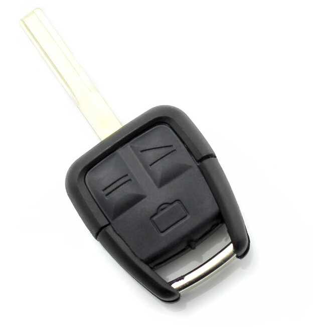 Carcasa pentru Cheie Opel cu 3 Butoane Negru
