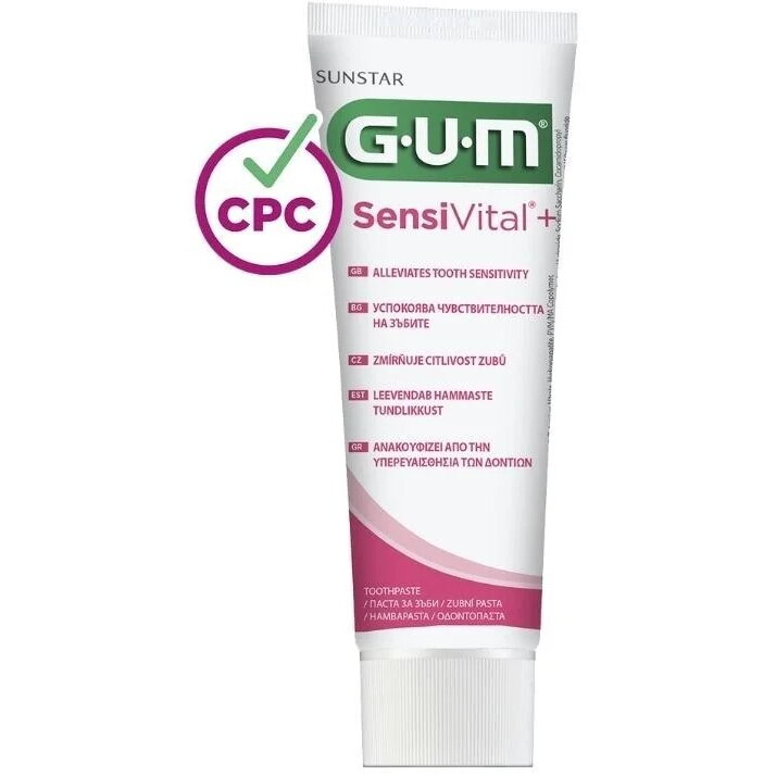Pasta de Dinti GUM6070 SensiVital PLUS  75ml