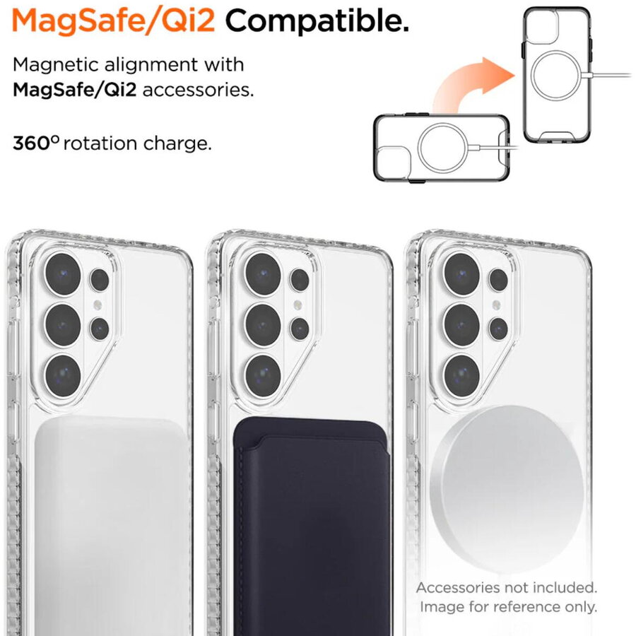Husa Eiger Ice Grip Magsafe GRS pentru Samsung Galaxy S26 Ultra Transparent — imaginea 4