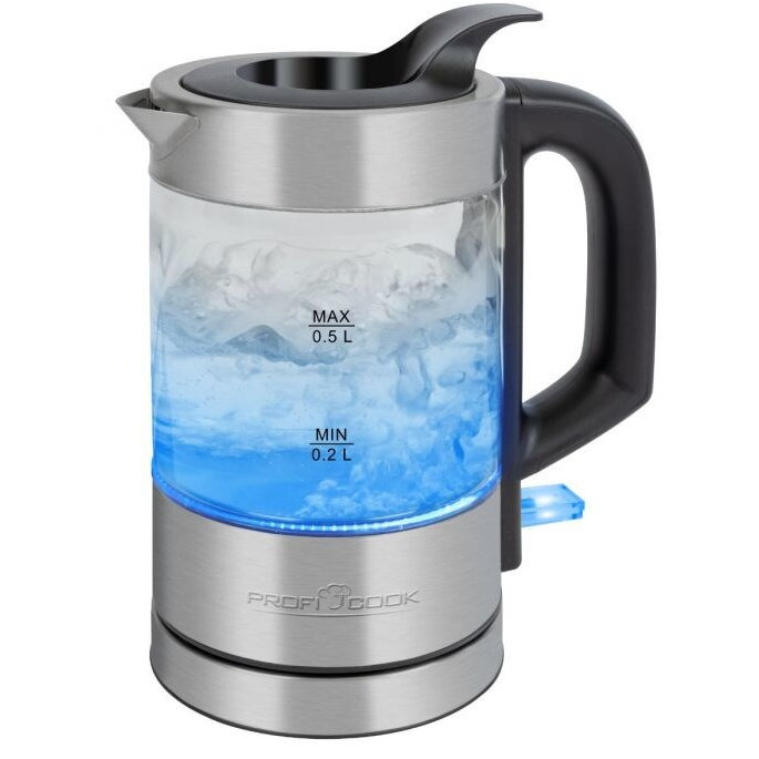 Fierbator PC-WKS 1228 G 0.5L 1100W Transparent