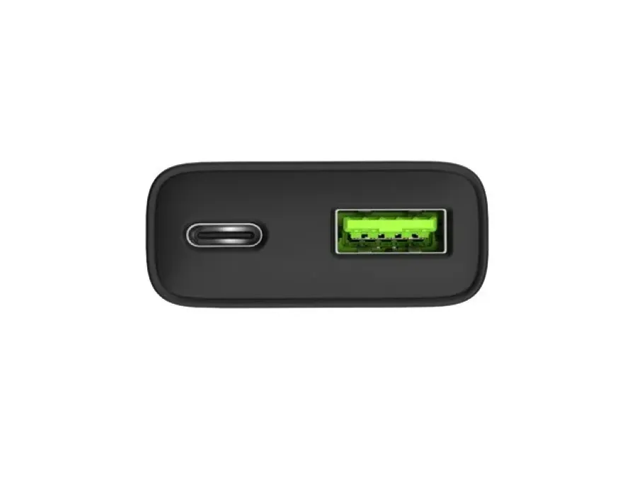 Incarcator Natec Ribera GaN Slim 20W USB-A USB-C Negru — imaginea 3