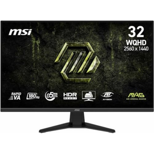 MSI MAG 325QF E18V - Monitor Gaming 31.5   WQHD, Rapid VA, 180Hz, 0.5ms, HDR - imagine 2