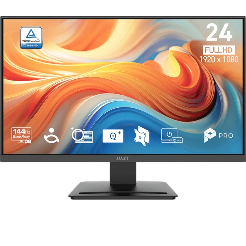 MSI PRO MP241 E14V Proffesional Monitor 23.8inch FHD 144Hz VA 250cd m2 16:9 3500:1 HDMI DP HDR Adaptive-Sync 1ms MPRT - imagine 2