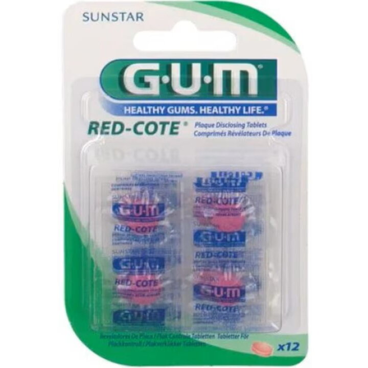 Tablete Placa Bacteriana GUM824MB Red-Cote