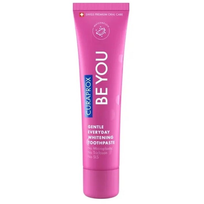 Pasta de Dinti H73315703 Pentru Albire Enzimatica Curaprox Gust de Pepene Rosu Roz
