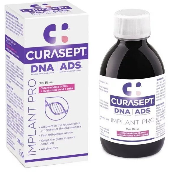 Apa de Gura H73320369 ADS Implant cu Clorhexidina si Acid Hialuronic 0.20% 200ml