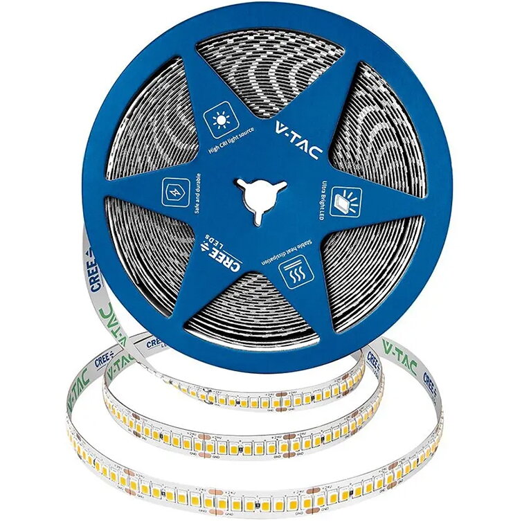 Banda LED 10mm 18W/m 24V IP20 Rola 10M 3000K Cip Cree