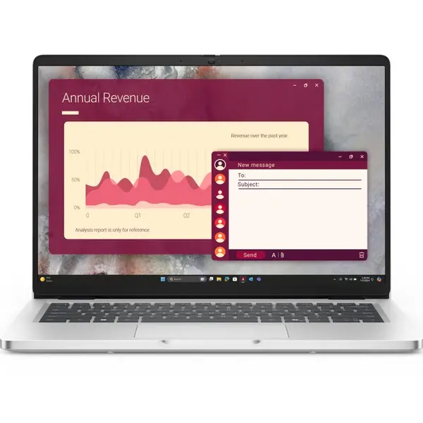 Laptop Pro 14 PC14250 Intel Core Ultra 7 265U 14inch FHD+ 32GB  1TB Windows 11 Pro Argintiu