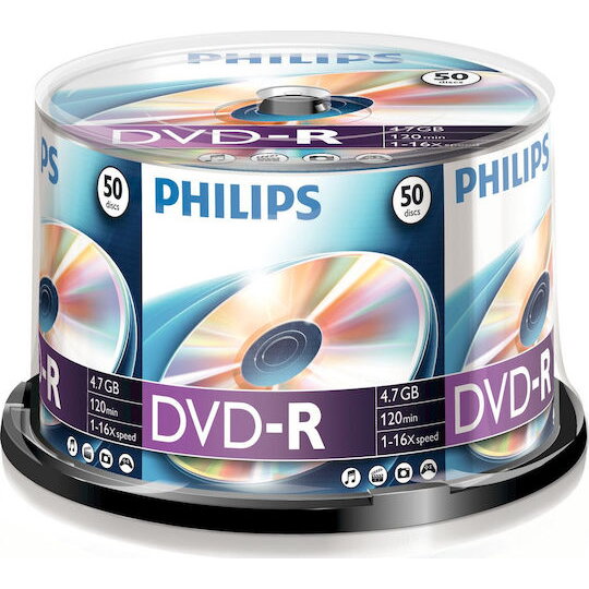 Set DM4S6B50F/00 DVD-R 4.7GB 16x 50 Bucati
