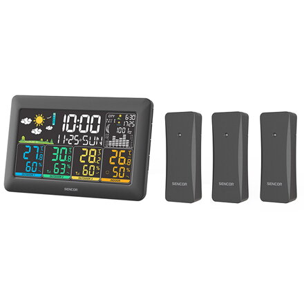 STATIE METEO 3 SENZORI WIRELESS SWS 6300