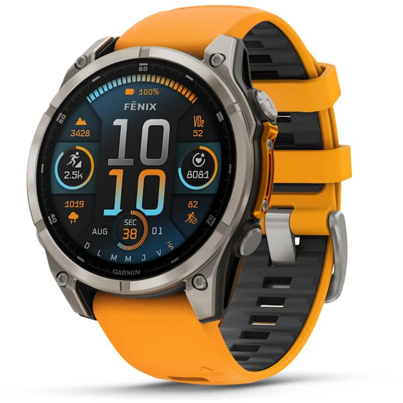 Smartwatch Fenix 8 Sapphire Grey/Orange