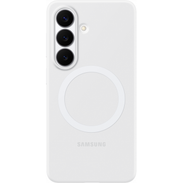 Husa pentru Samsung Galaxy S26 Silicone Magnet Alb