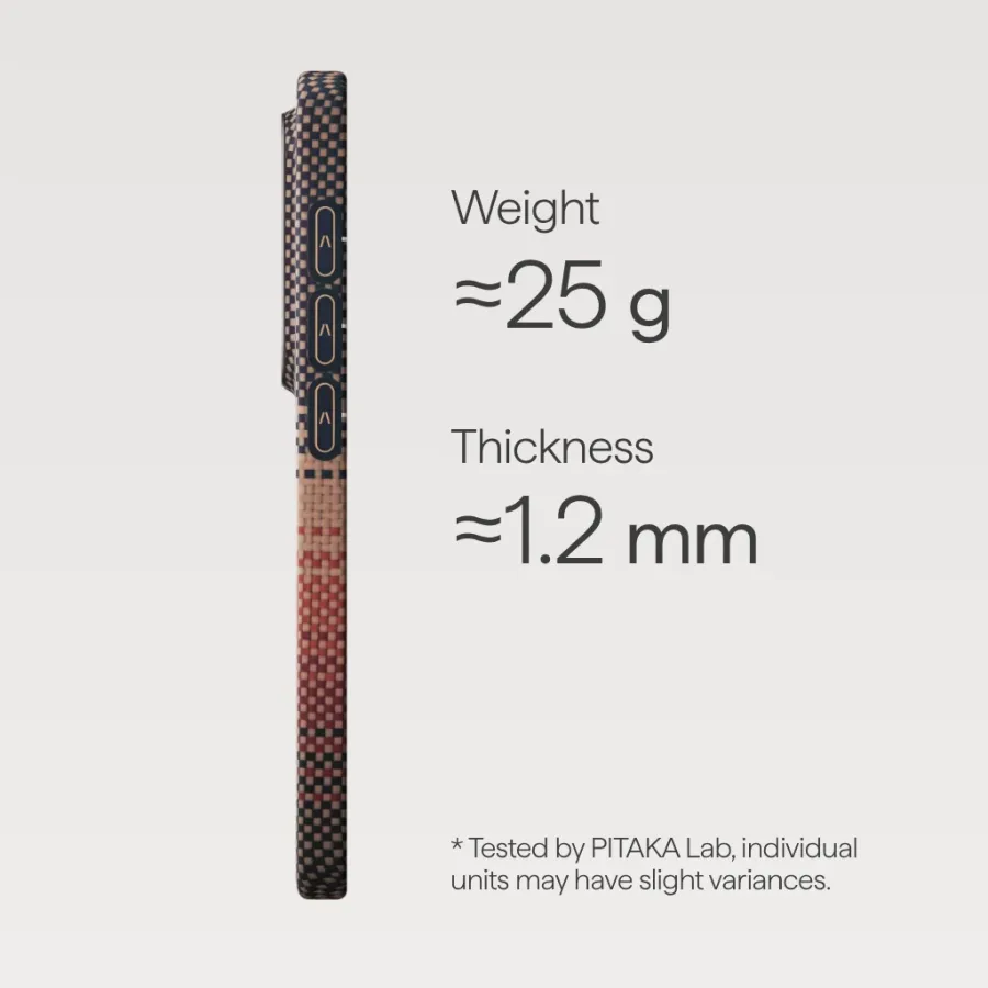 Husa Pitaka pentru Samsung Galaxy S26 Plus Edge Case Sunset MagSafe Aramida Maro — imaginea 2