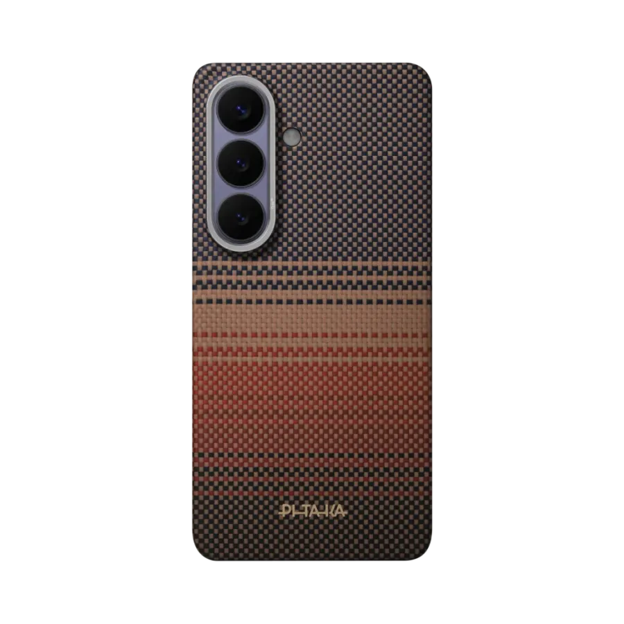 Husa Pitaka pentru Samsung Galaxy S26 Plus Edge Case Sunset MagSafe Aramida Maro — imaginea 4