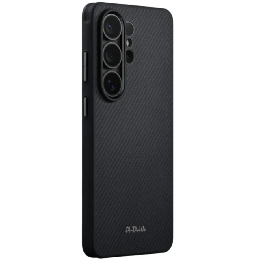 Husa Pitaka pentru Samsung Galaxy S26 Ultra Cairn Case MagSafe Aramida Negru/Gri