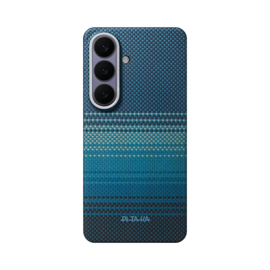 Husa Pitaka pentru Samsung Galaxy S26 Edge Case Moonrise MagSafe Aramida Albastru