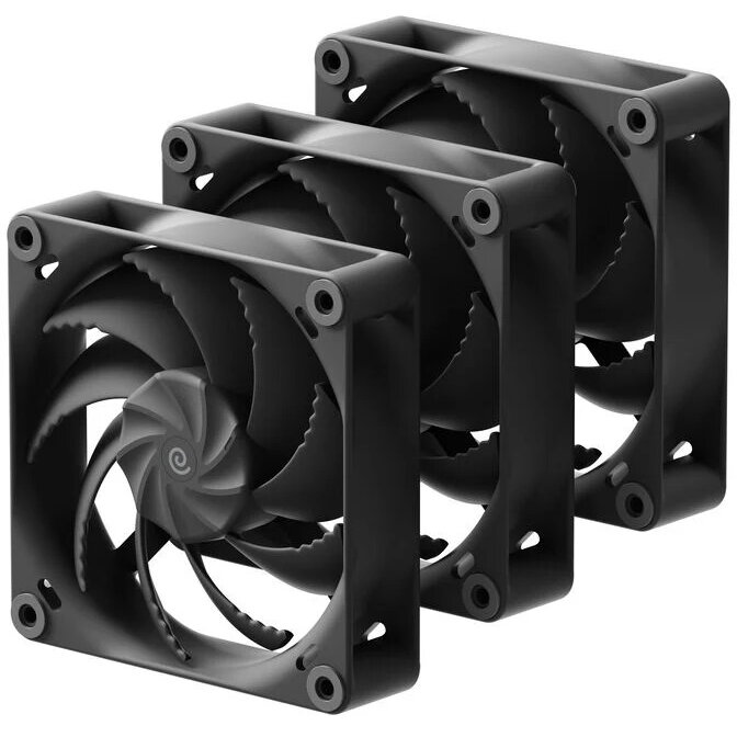 Ventilator H12 PWM 3Pack 120mm Negru