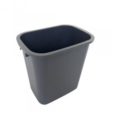 Cos de Gunoi B-035BG Dreptunghiular din Plastic 8L Gri
