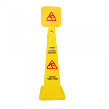 Semnalizator de Podea S134- CON 90CM Plastic Dur Galben