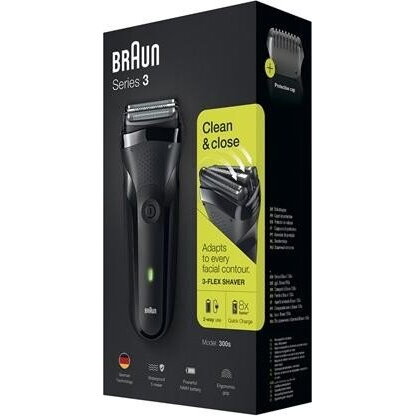 Aparat de ras Series 3 - 300S, razors (black)