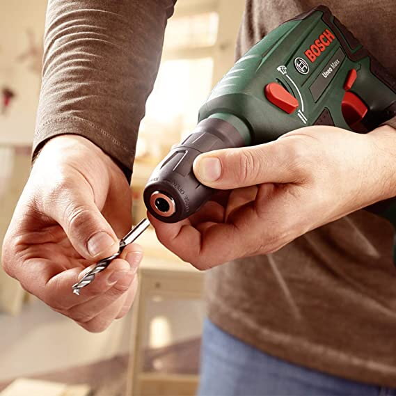 Bosch Cordless Hammer Drill Uneo Maxx, 18V (green/black, Li-Ion battery 2.5Ah, in case)