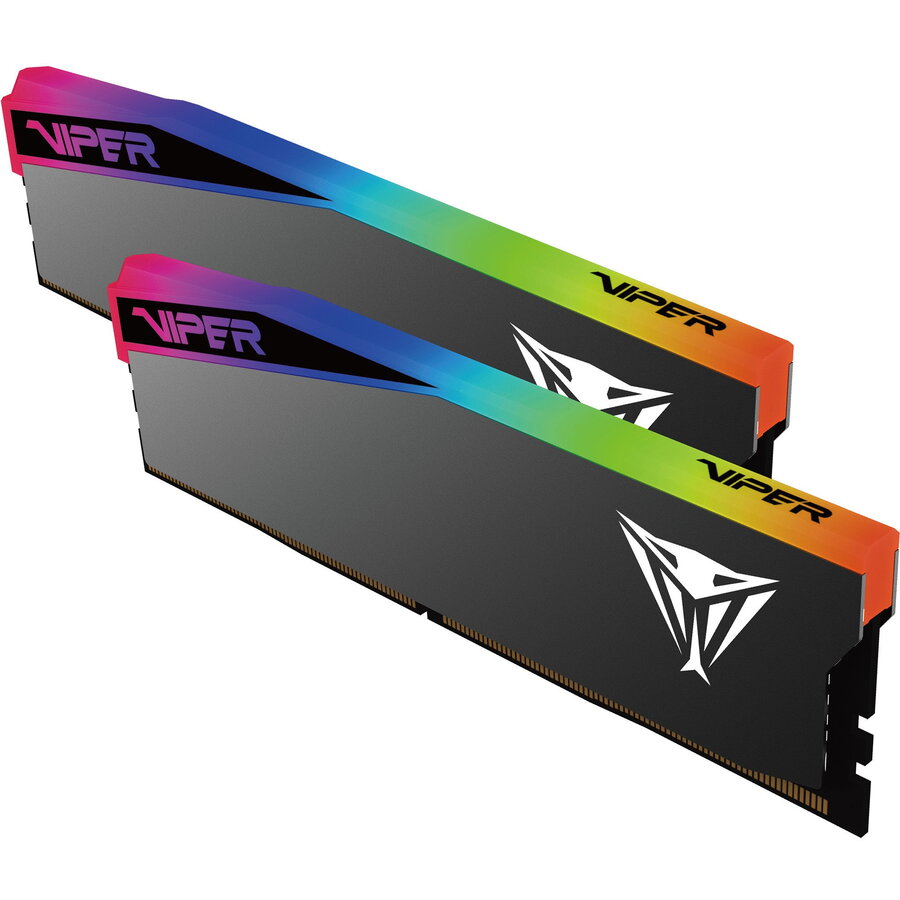 Memorie DDR5 - 64GB - 6400 - CL - 32 (2x 32 GB) Dual Kit, RAM Black, VEUR564G6432K, Viper Elite 5 Ultra RGB, INTEL XMP, AMD EXPO