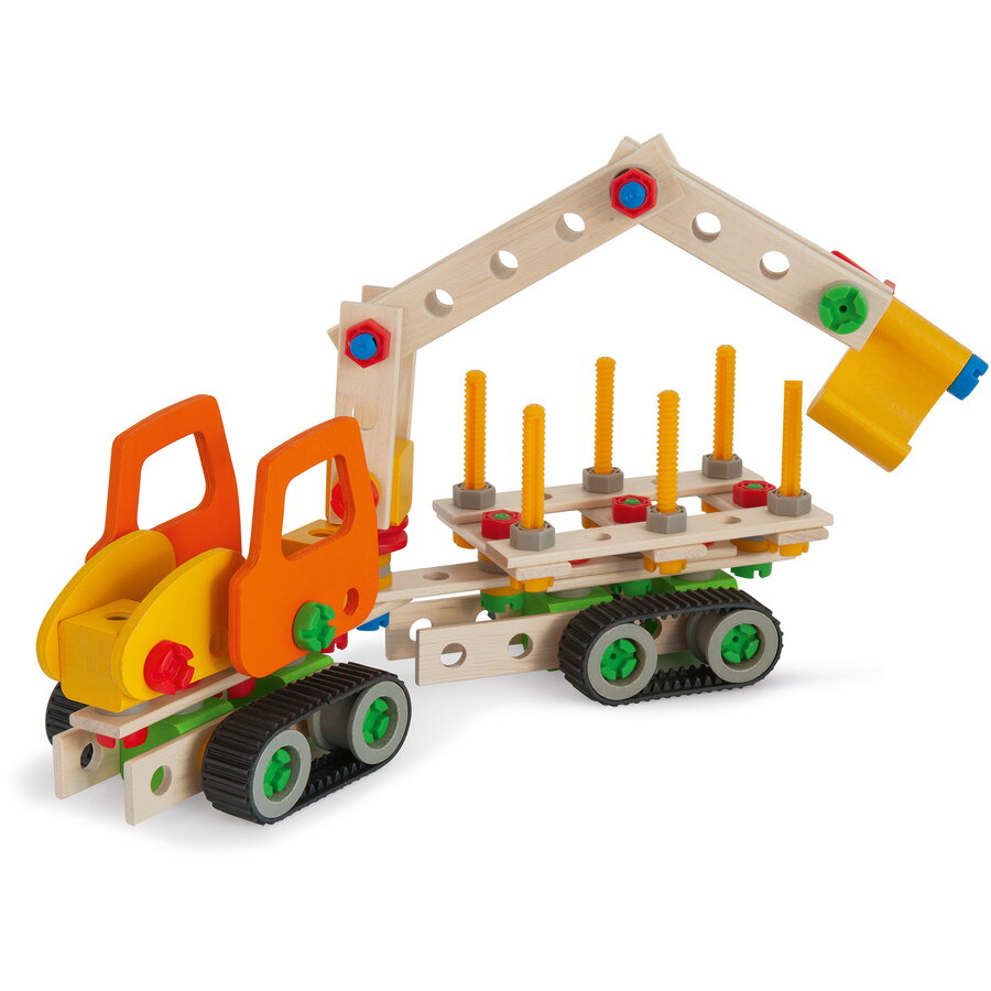 Eichhorn Constructor Crawler Excavator, construction toy 170 pieces