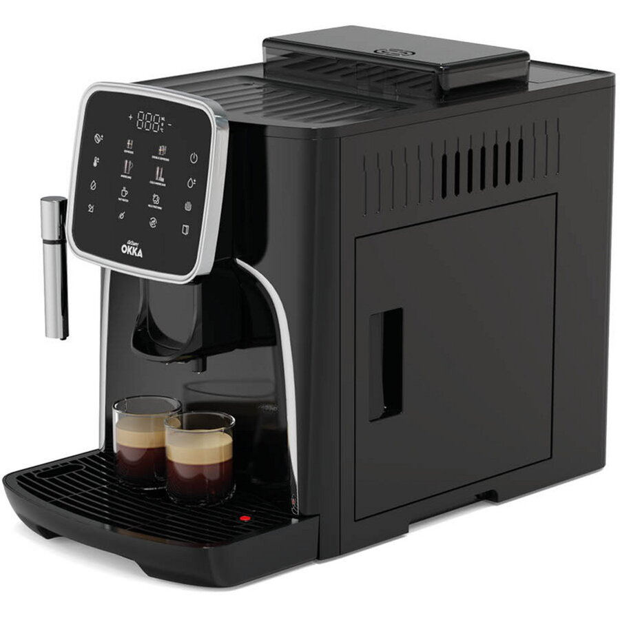 Espressor cafea Okka Espresso Pro fully automatic coffee machine black/chrome 1450 watts