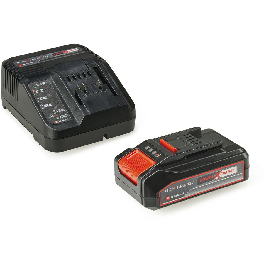Power X-Change cordless jigsaw TE-JS 18/100 Li, 18 Volt red/black, Li-ion battery 2.5 Ah