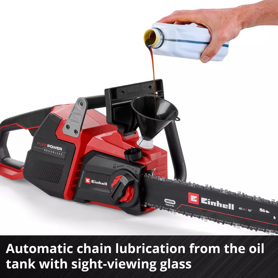 Fierastrau electric Professional Cordless Chainsaw GP-LC 36/40 Li BL-Solo, 36Volt (2x18V) red/black, without battery and charger