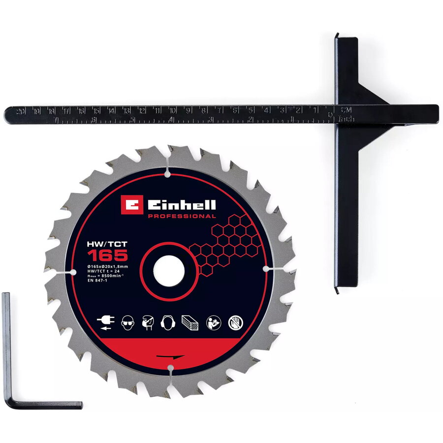 Professional Cordless Circular Saw TP-CS 18/165 Li BL - Solo, 18 Volt red/black, without battery and charger