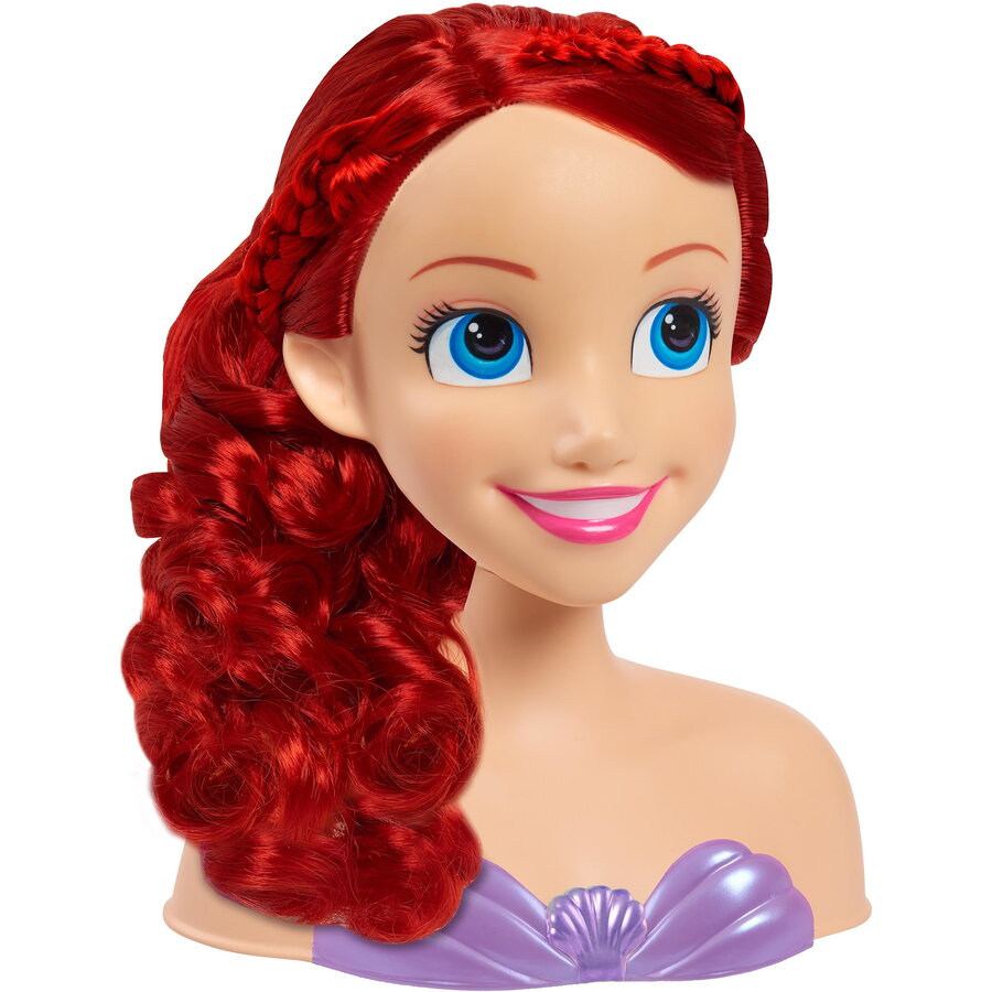 Just Play Disney Princess - Ariel Styling Head, Make-up and Hairdressing Head