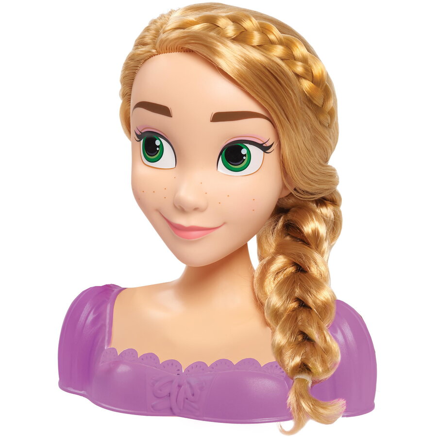 Just Play Disney Princess - Rapunzel Styling Head, Make-up and Hairdressing Head