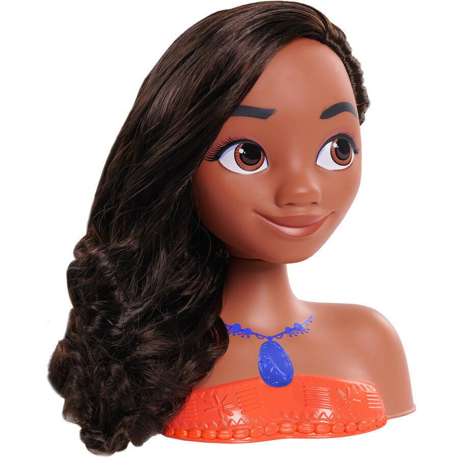 Just Play Disney Princess - Vaiana Styling Head, Make-up and Hairdressing Head