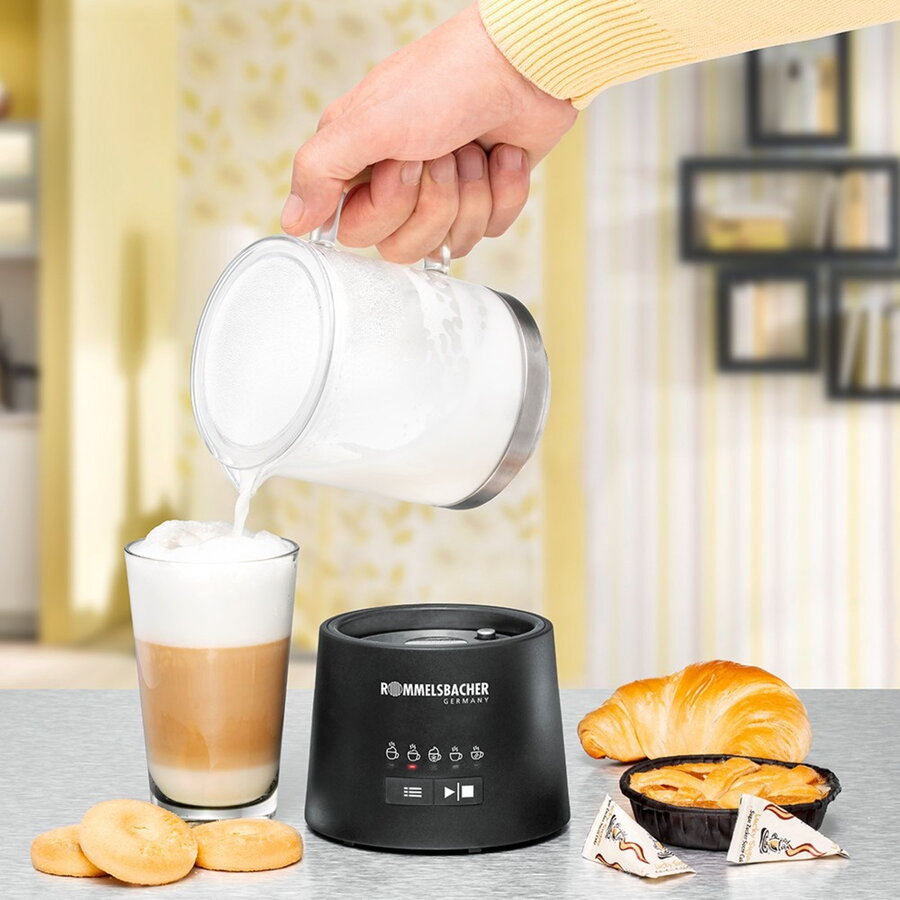 milk frother MS 625 black/transparent, 600 watts