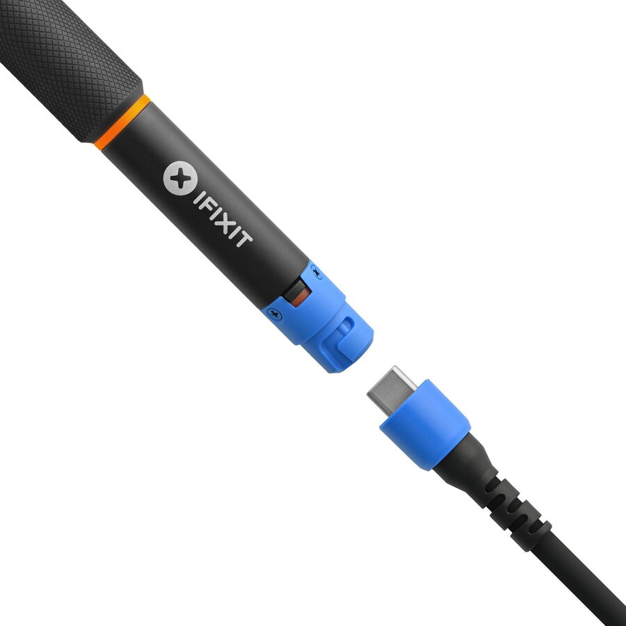 Fixhub Power Series Smart Soldering Iron black/blue, 100 Watt, USB-C