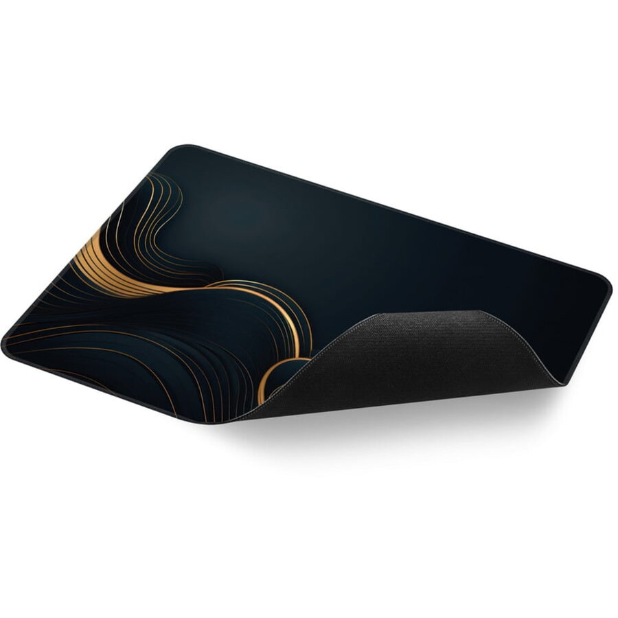 Mousepad SKILLER SGP35 D2, gaming mouse pad black/gold, size L
