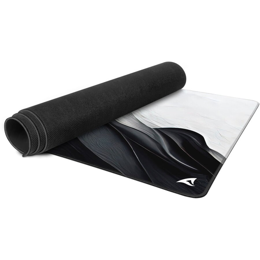 Mousepad SKILLER SGP40 D12, gaming mouse pad black/white