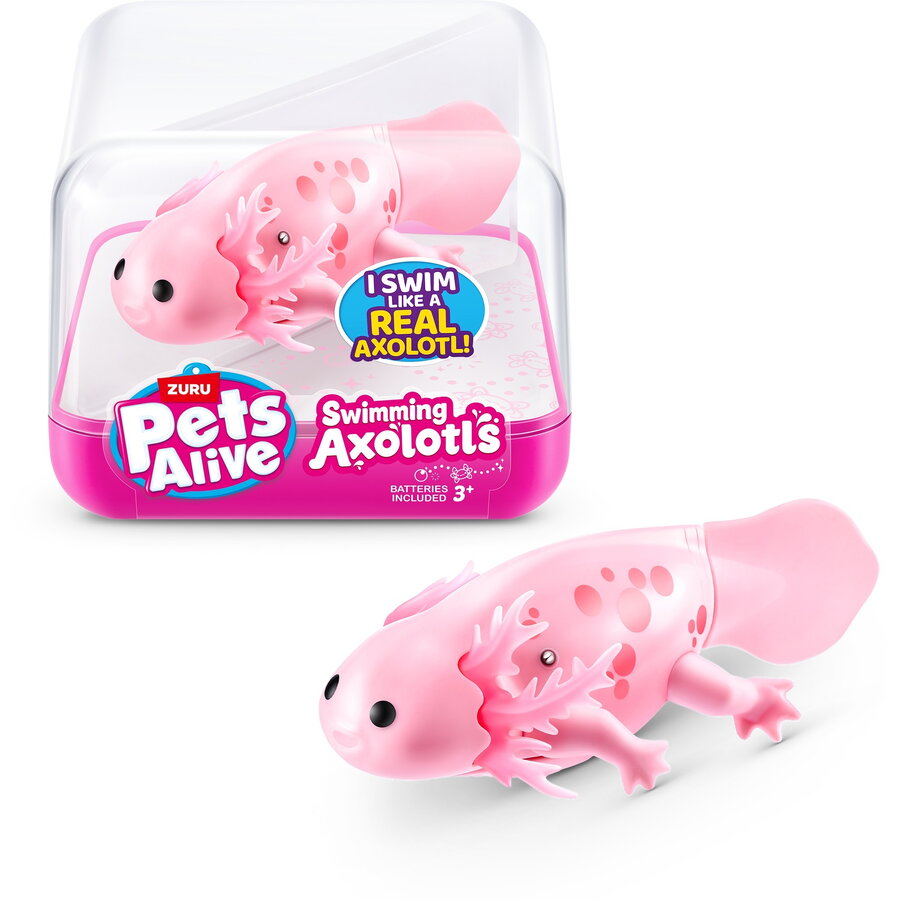 Jucarie Pets Alive - Swimming Axolotls, toy figure assorted item, one figure