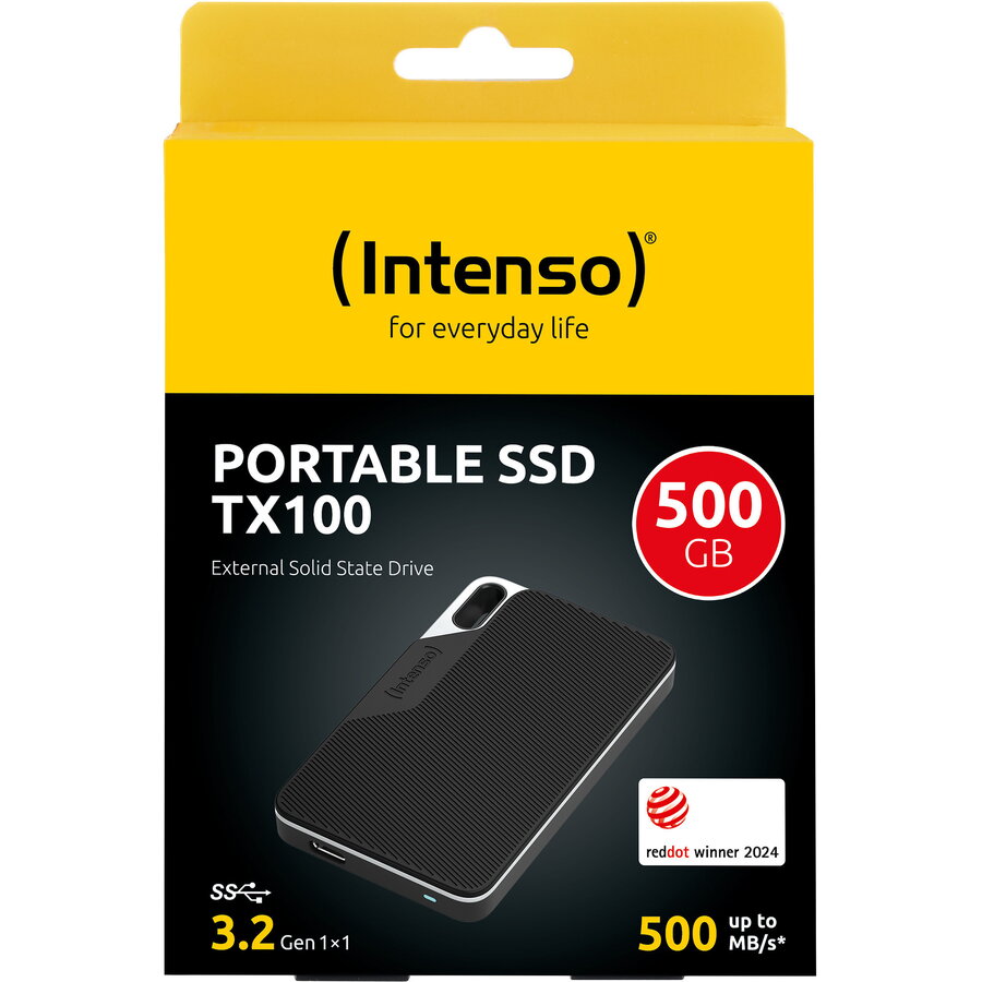 SSD Extern TX100 500GB USB-C Black