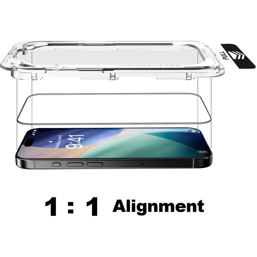 GPS NEVOGLASS 3D, transparent screen protector, iPhone 17 Air, with…