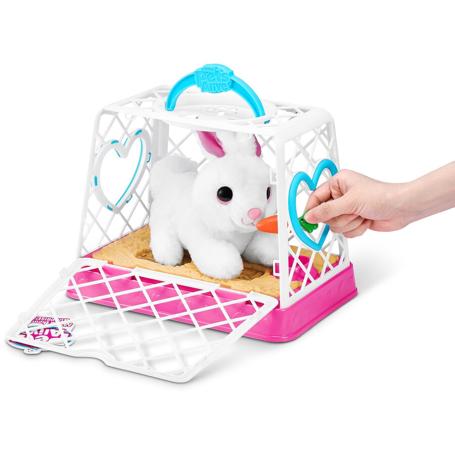 Jucarie Plus Pets Alive  Mama Iepuras & Baby Surpriza