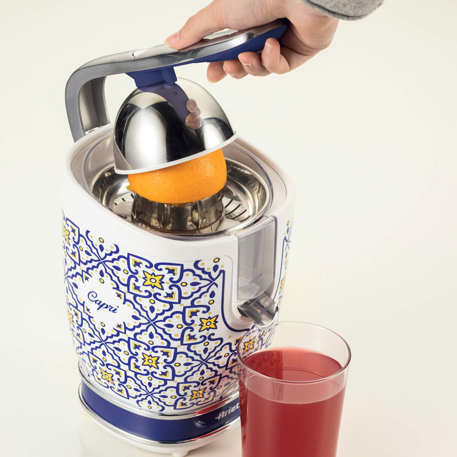 Storcator Capri citrus press, white/multicoloured, 85 watts