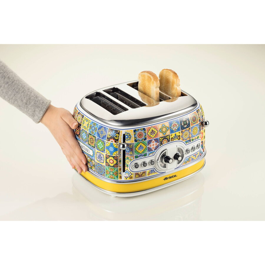 Prajitor de paine 4-slice toaster Positano multicoloured, 1630 watts, for 4 slices of toast
