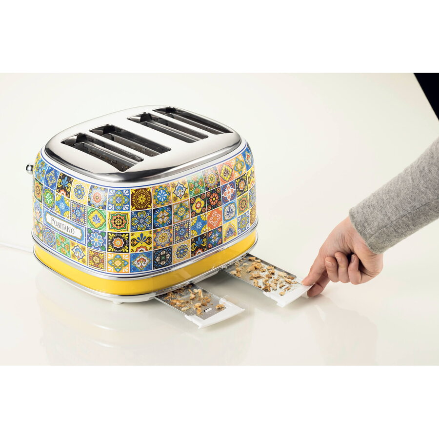 Ariete 4-slice toaster Positano multicoloured