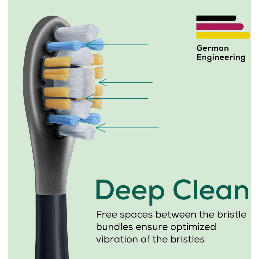 SC Premium Plaque Eraser Green Planet, black brush head, 4-pack