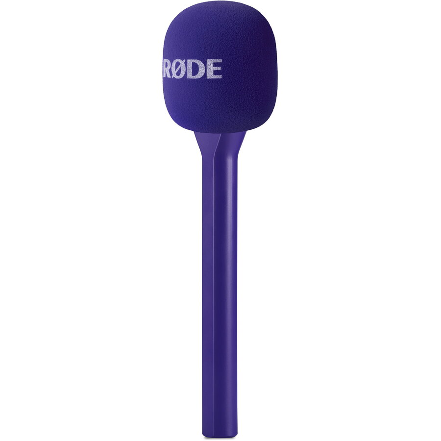 Rode Microphones Interview GO, microphone purple, adapter