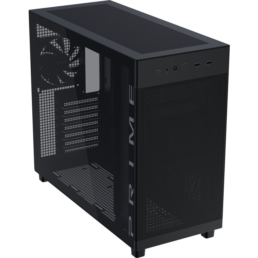 Carcasa PRIME AP303 TG, Tower Case, Black, Tempered Glass